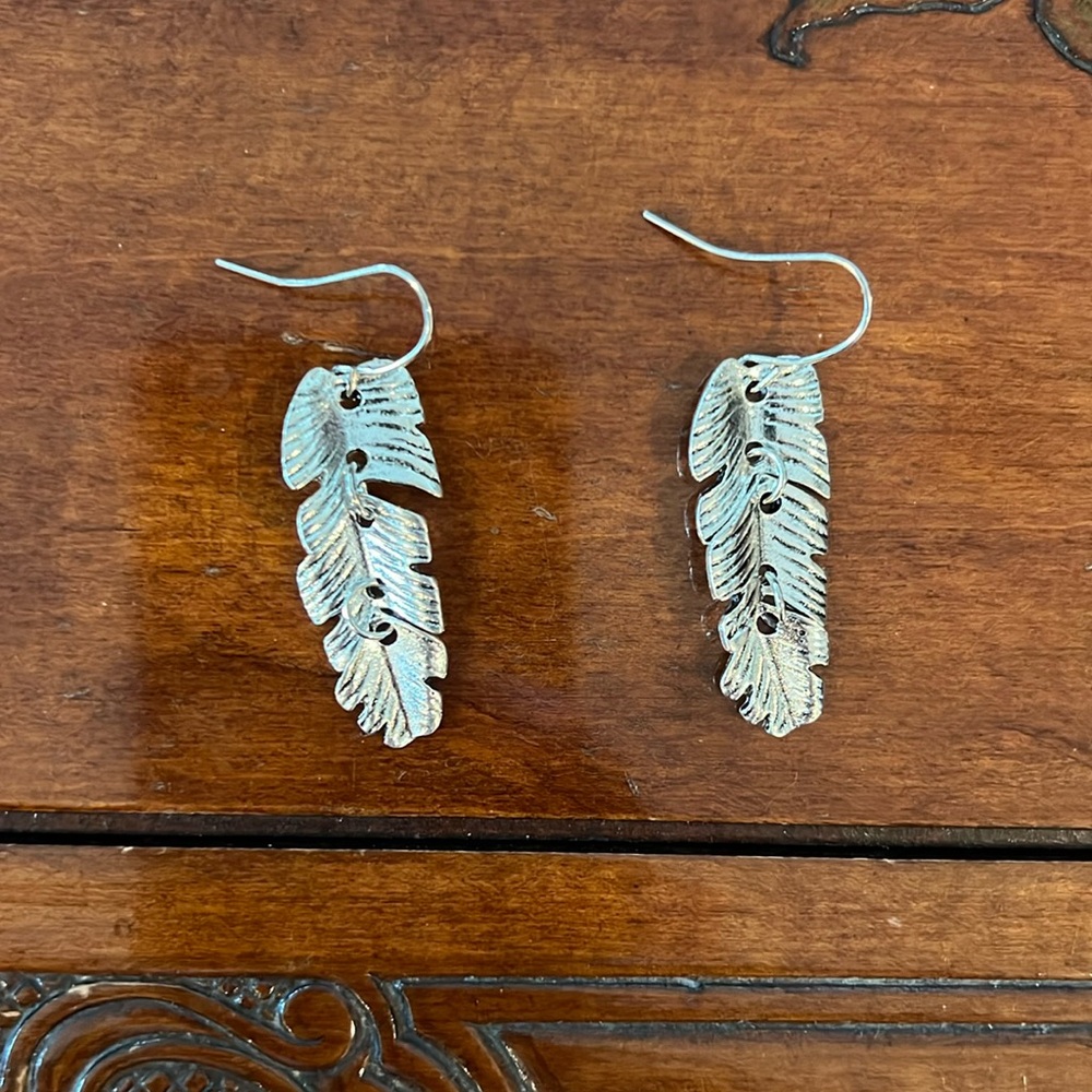 Boho Feather Drop Earrings Vintage‎ Style Dangle Statement Jewelry